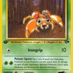 Pokemon Trading Card - Green and Orange